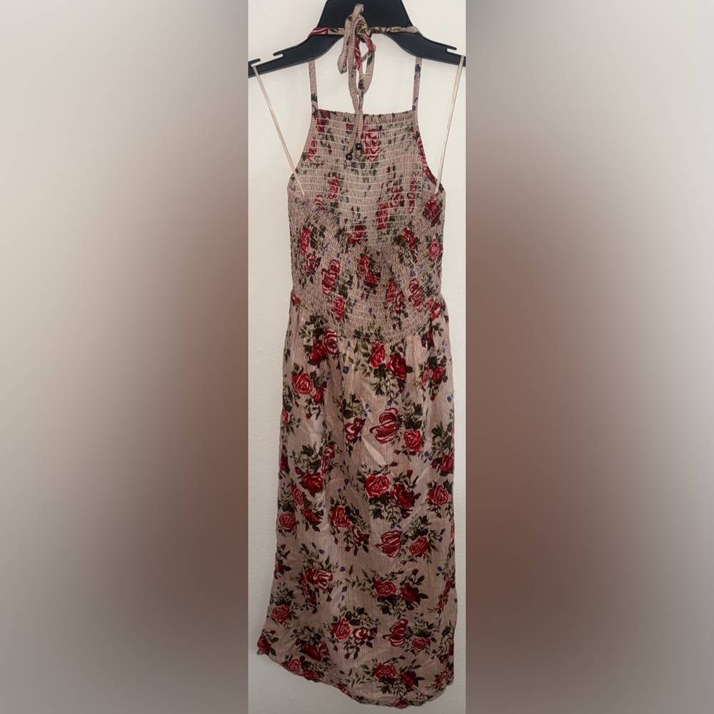 Floral Halter romper Dress - Picture 2 of 13